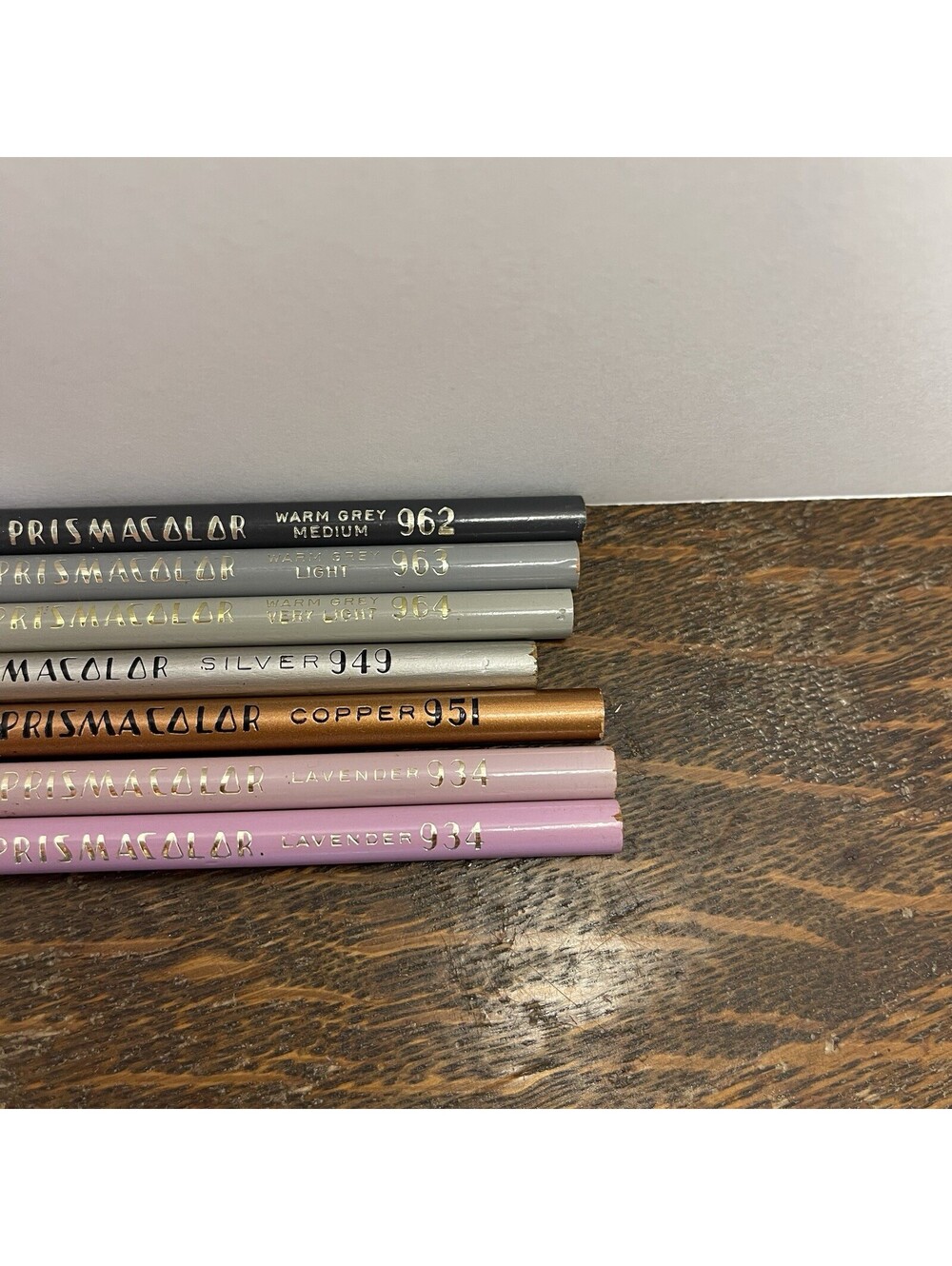 Vtg Prismacolor Colored Pencil Eagle 934, 934, 962, 963, 964, 949, 951 7x Discon
